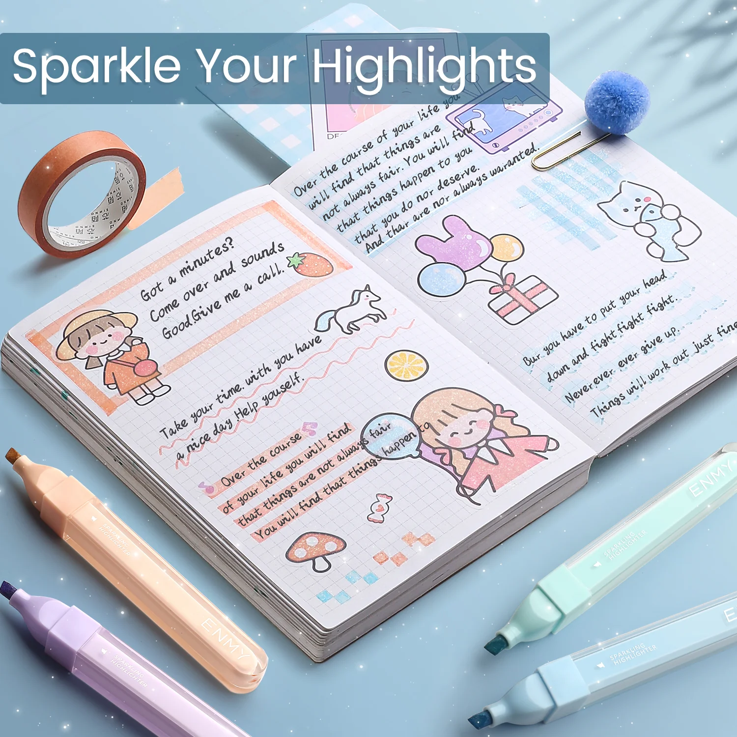 10 Colors Glitter Highlighter - Image 7