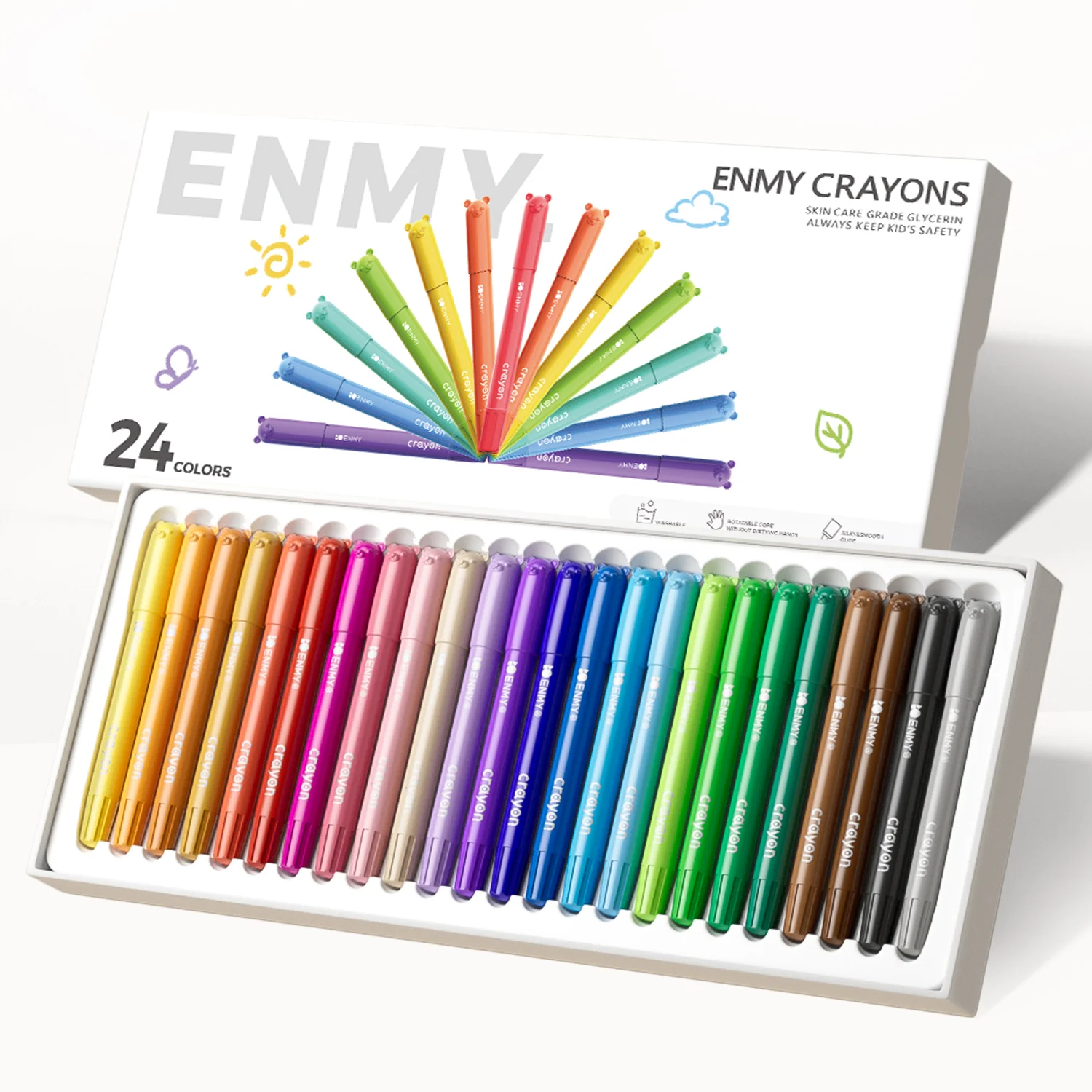 36 Colors Jumbo Capped Crayons - Image 11